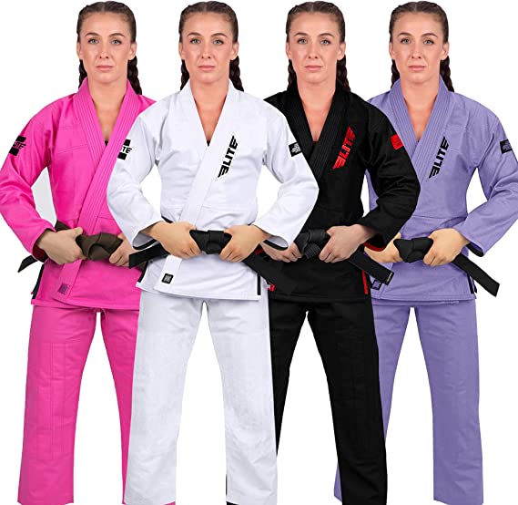 Elite Sports Ultra-Light Women's BJJ GI - IBJJF Jiu-Jitsu GI for Girls and Women