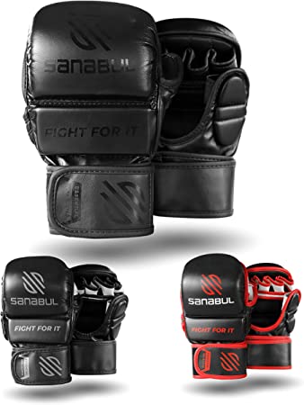Sanabul Essential 7oz MMA Hybrid Sparring Gloves